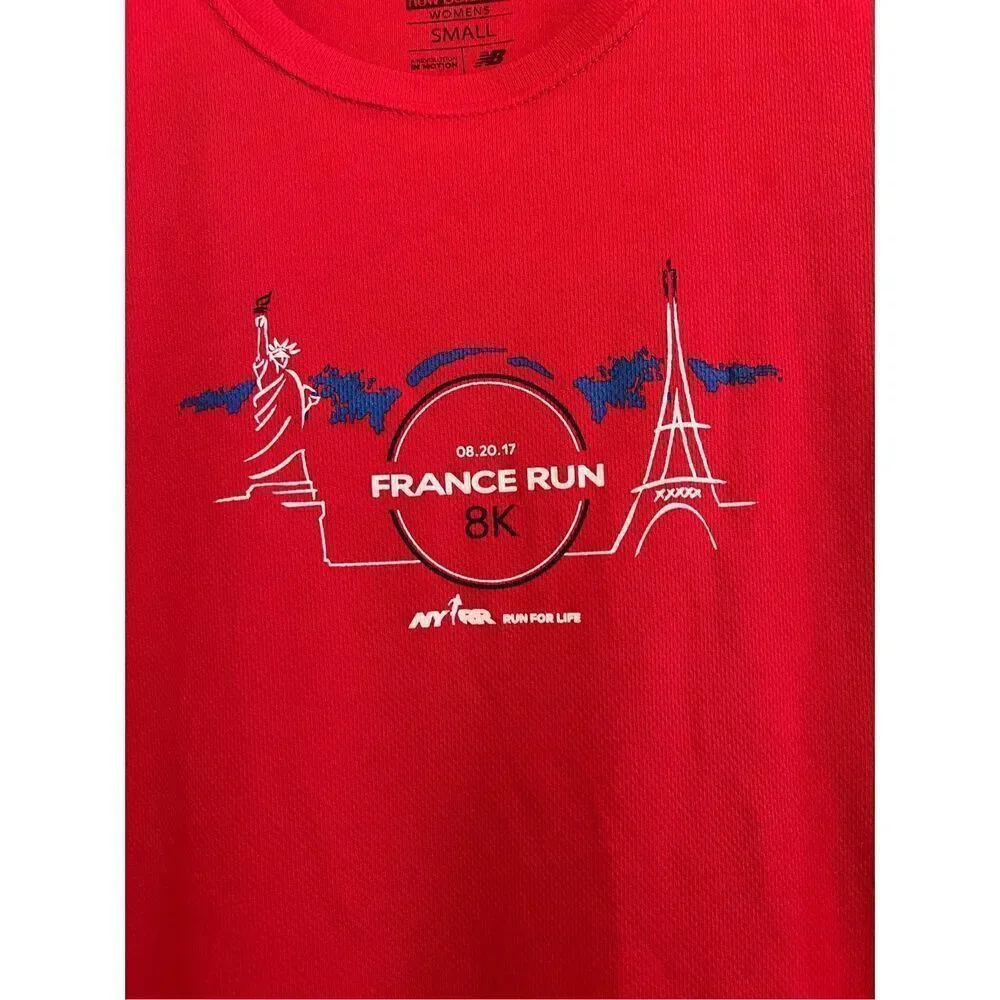 Rare 2017 NYRR France Run 8K Shirt | New Balance | Discontinued Race